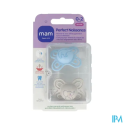 SUCET MAM PERFECT SIL 0-2M X2