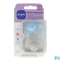 SUCET MAM PERFECT SIL 0-2M X2