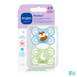 SUCET MAM PERFECT SIL 2-6M X2