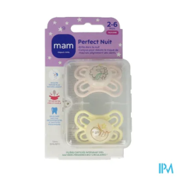 SUCET MAM PERFECT NUIT SIL 2-6M X2
