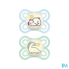 SUCET MAM PERFECT NUIT SIL 2-6M X2