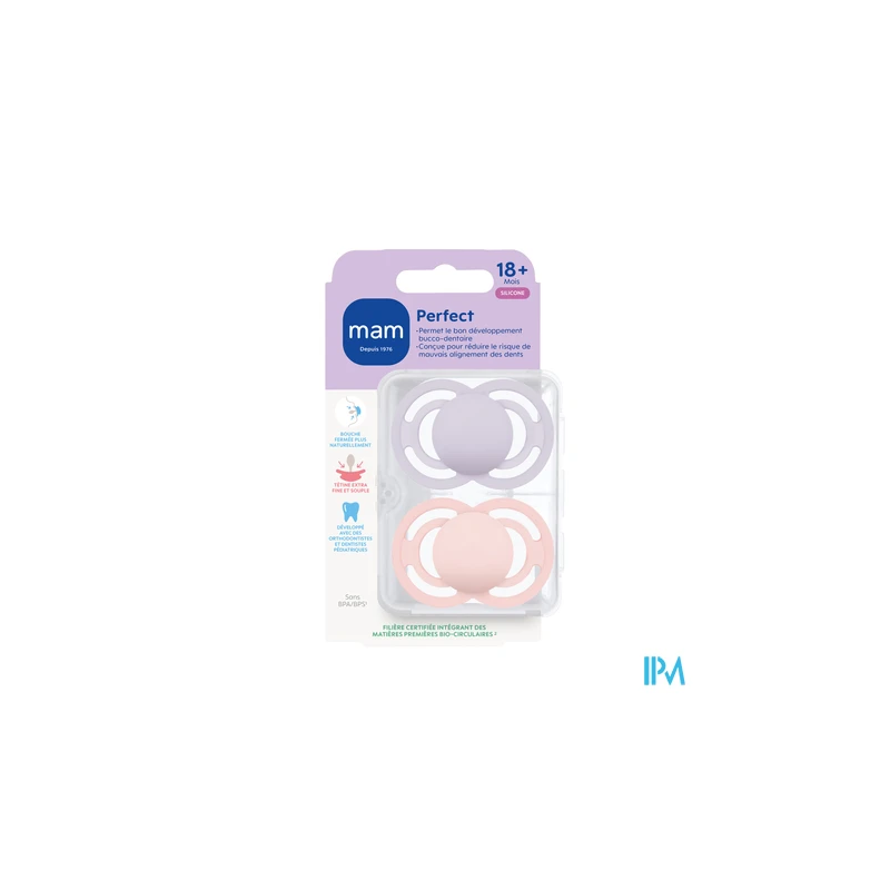 SUCET MAM PERFECT TEND SIL 18+M X2