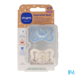 SUCET MAM SUPREME NUIT SIL 2-6M X2
