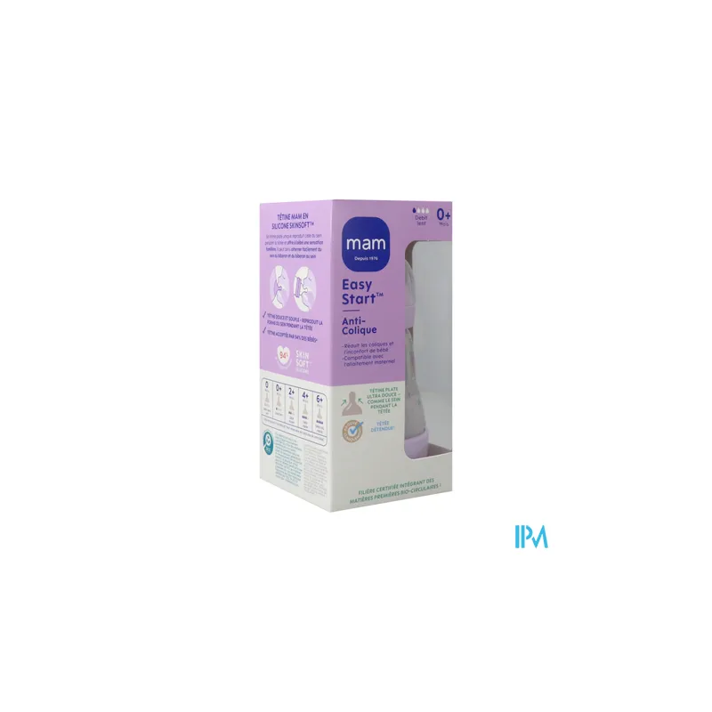 MAM BIB E ST A/COL LILAS D1 160ML