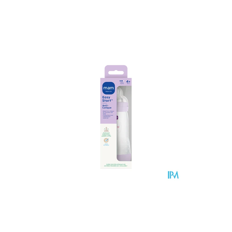 MAM BIB E ST A/COL LILAS D3 320ML