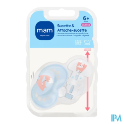 KIT SUCET+ATTACHE MAM SILIC 6+M