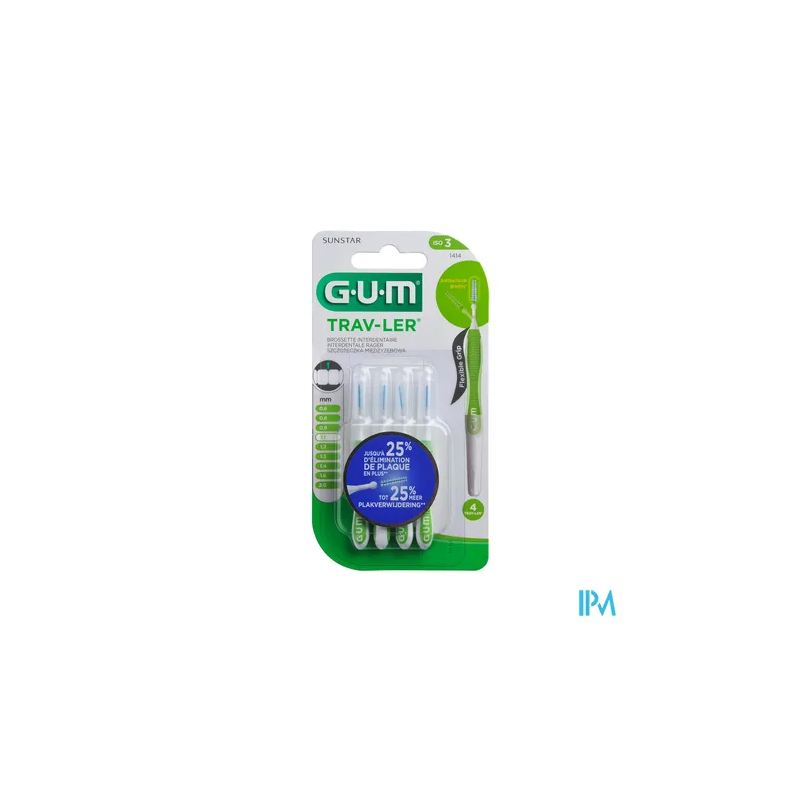 GUM TRAVLER BROSSET 1,1MM 1414 X4