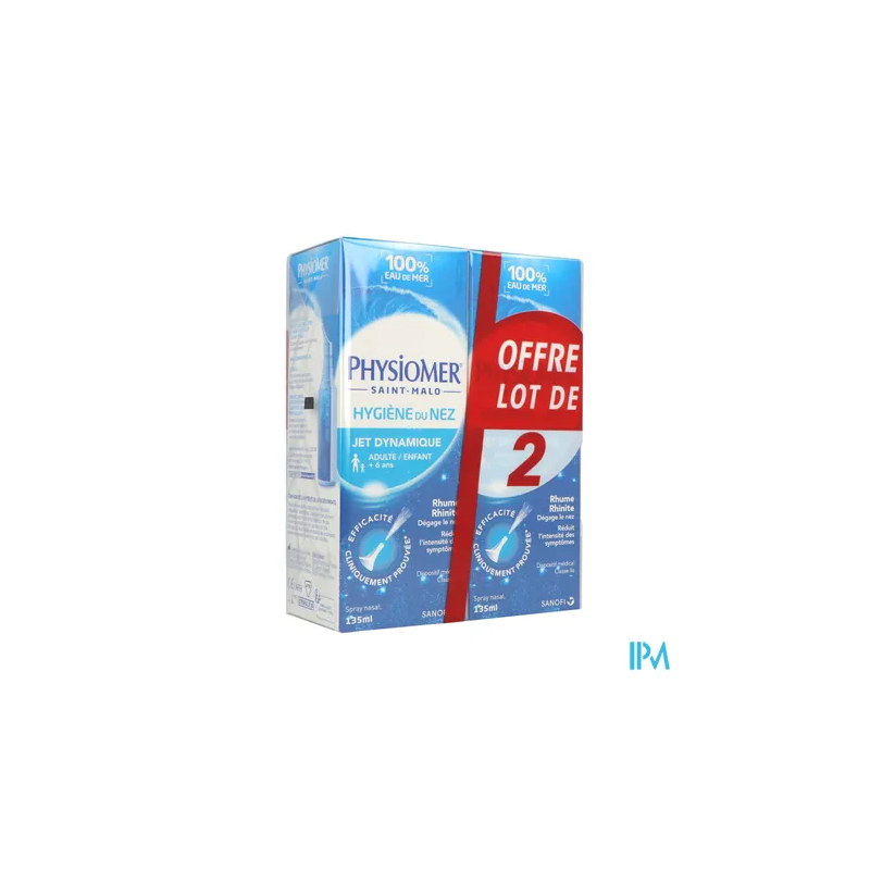 PHYSIOMER SOL JET DYNAMIQ 135ML X2