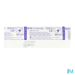 SER BD PLASTIPAK 3P 1ML X100