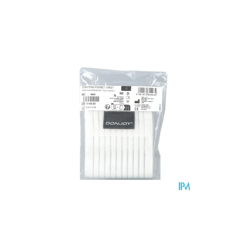 BDE DONJOY STRAPPING POIGN BLC TU