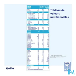 GALLIA CALISMA 1AGE LAIT PDR 1200G