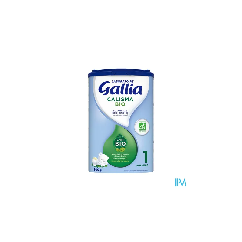GALLIA CALISMA 1 LAIT PDR BIO800G