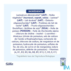 GALLIA CALISMA 1 LAIT PDR BIO800G