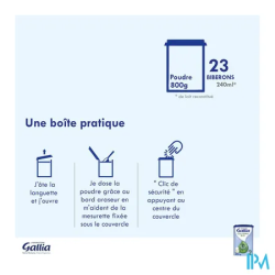GALLIA CALISMA 2 LAIT PDR BIO 800G