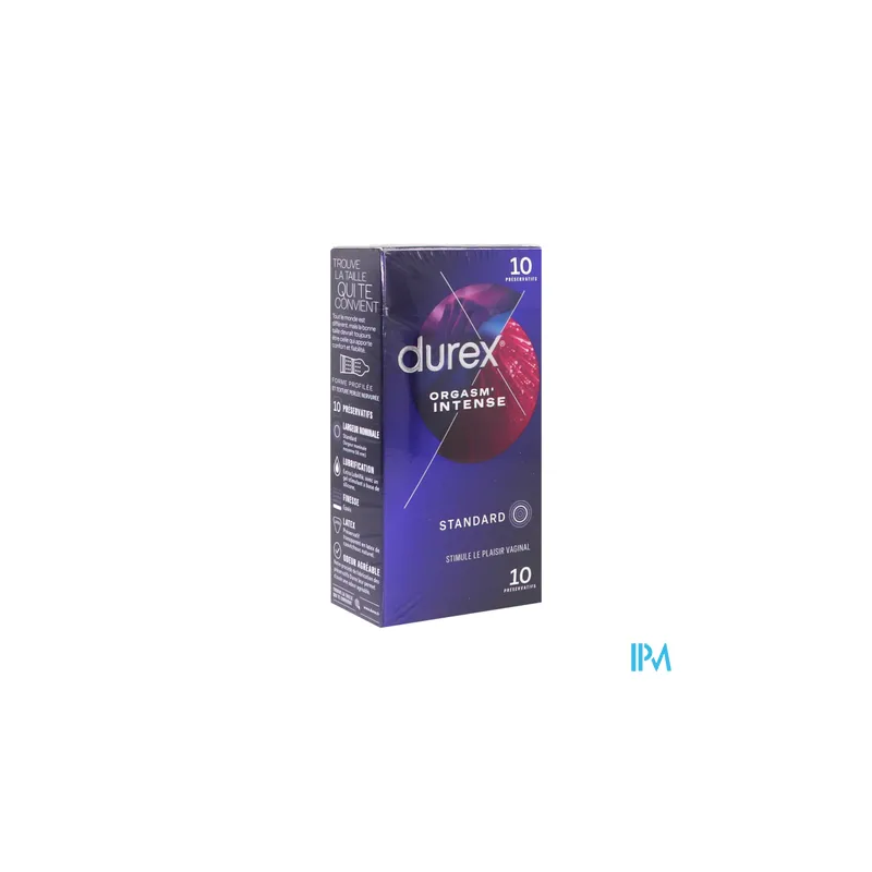 PRESERV DUREX ORGASM INTENSE X10