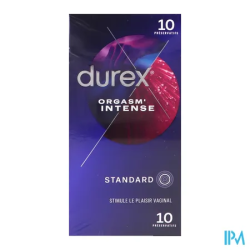 PRESERV DUREX ORGASM INTENSE X10