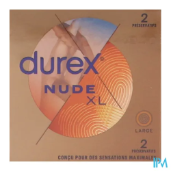 PRESERV DUREX NUDE XL X2