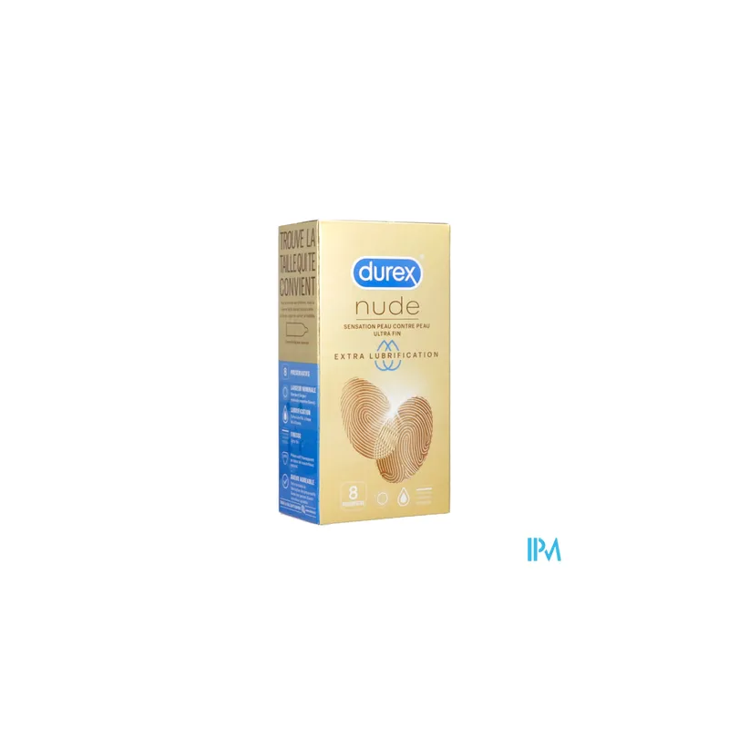 PRESERV DUREX NUDE EXTRA LUB X8