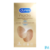 PRESERV DUREX NUDE EXTRA LUB X8
