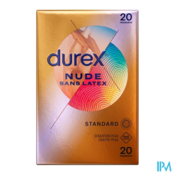 DUREX NUDE S/S LATEX PRESERV X20