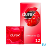 PRESERV DUREX SEXY FRAISE X12