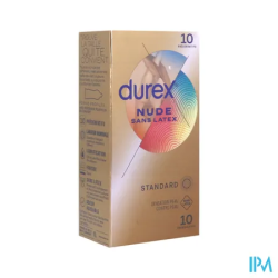 PRESERV DUREX NUDE SANS LATEX X10