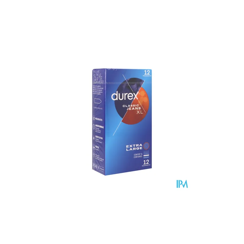 PRESERV DUREX CLASSIC JEANS XL X12
