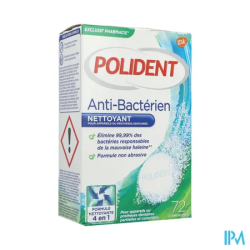 POLIDENT CPR NETT A/BACT 72