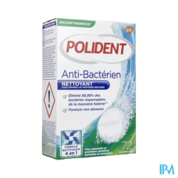 POLIDENT CPR NETT A/BACT 72