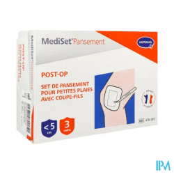 MEDISET PANS POST-OP PET/PLAIE X3