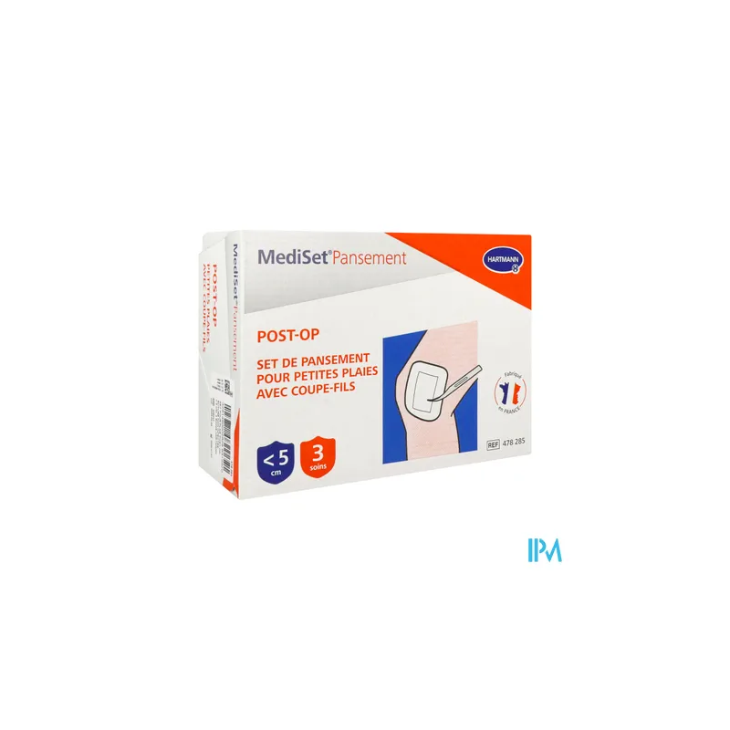 MEDISET PANS POST-OP PET/PLAIE X3