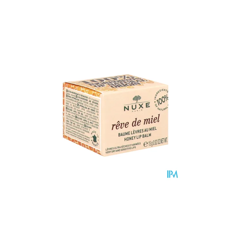 NUXE BAUME LEVRE REVE MIEL 15G