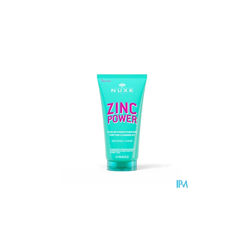 NUXE ZINC POWER GEL NETTOYANT150ML