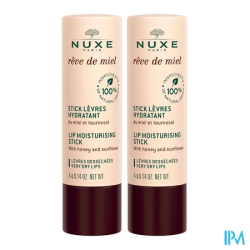 NUXE REVE DE MIEL STICK LEVRE DUO
