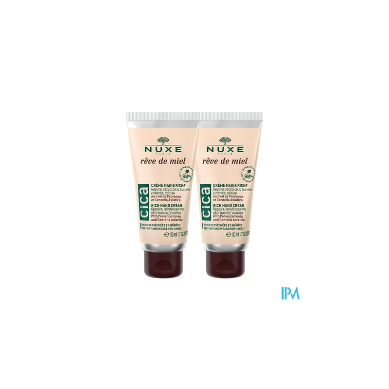 NUXE REVE MIEL CR MAIN CICA 50MLX2