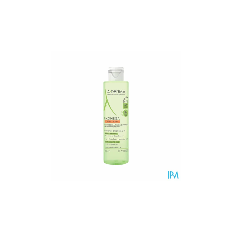 A-DERMA EXOMEGA CONT 2/1 GEL 200ML