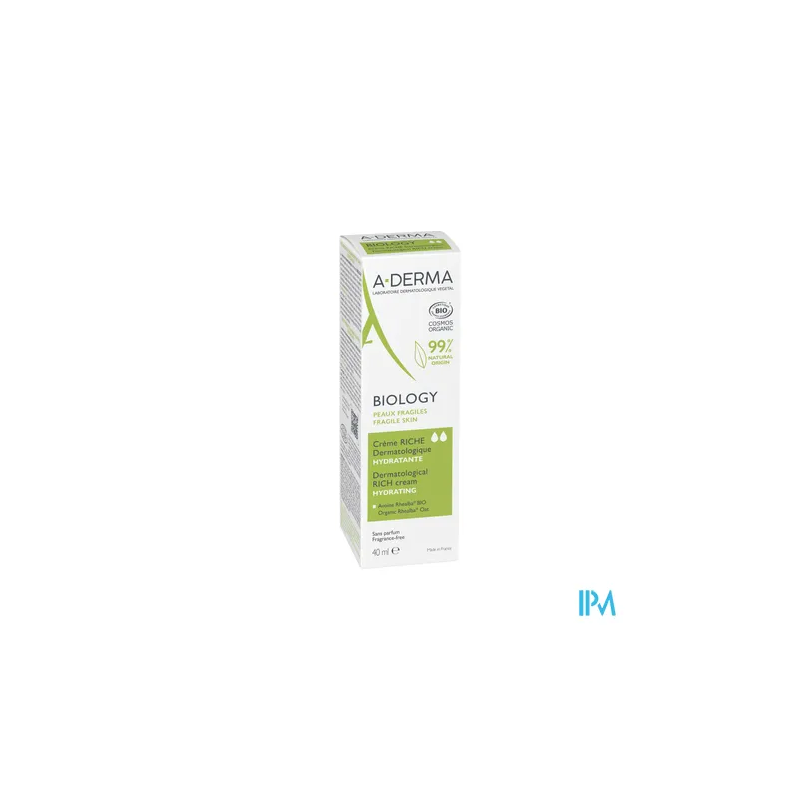 A-DERMA BIOLOGY CR RICH DERMA 40ML