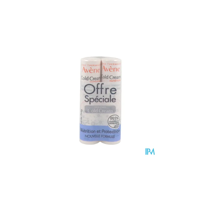 AVENE COLD CREAM STICK LEVRE 4G X2