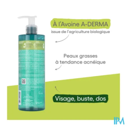 A-DERMA BIOLOGY AC GEL MOUSS 400ML