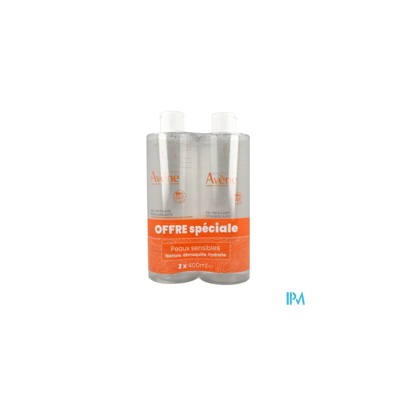 AVENE LOTION MICELLAIRE 400MLX2