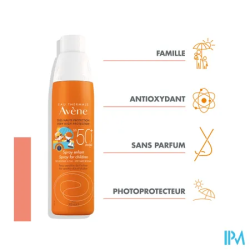 AVENE SOL SPF50+ ENF SPRAY 200ML