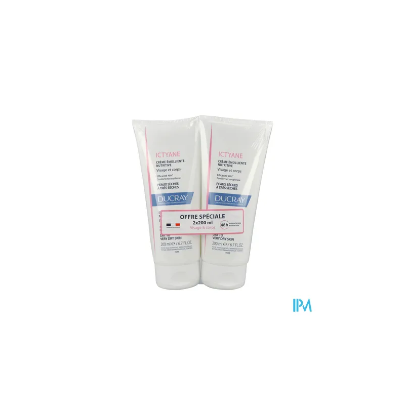 ICTYANE CR EMOL NUTRITIVE 200ML X2