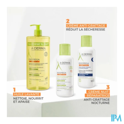 A-DERMA EXOMEGA CONT HLE LAV 500ML