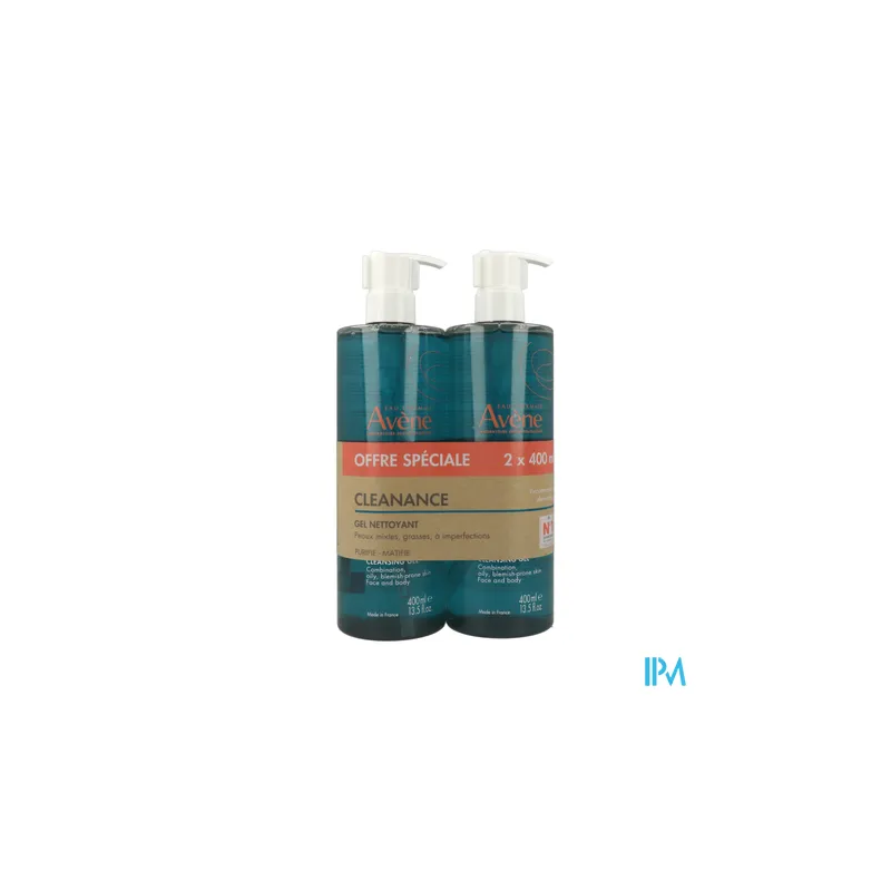 AVENE CLEANANCE GEL NETT 2X400ML