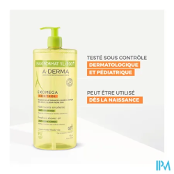 A-DERMA EXOMEGA CONT HLE LAV 1L