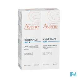 AVENE HYDRANCE LIGHT CR 40ML X2