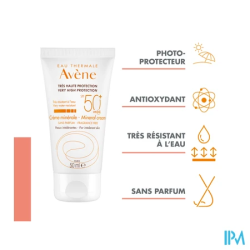 AVENE SOLAIRE MINERAL CR SPF50+