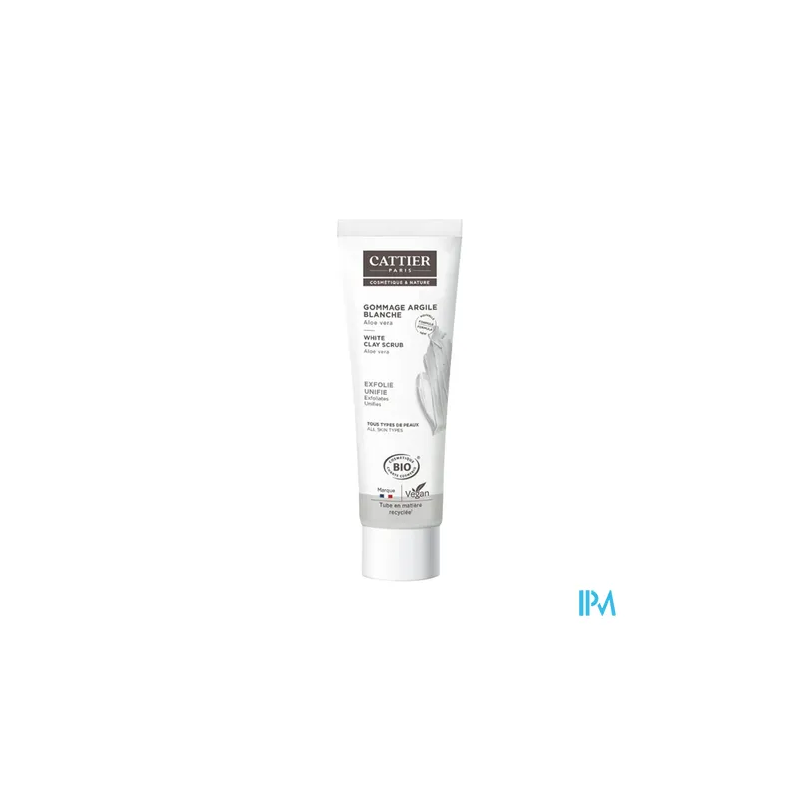 CATTIER GOMMAGE ARGILE BLC 100ML