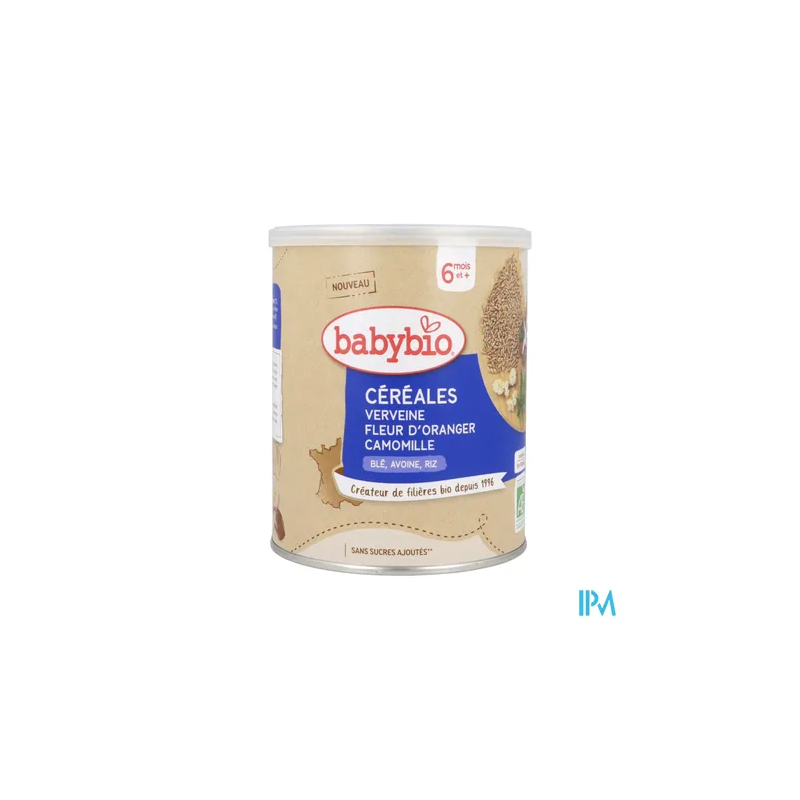 BABYBIO CEREALES VERV FL ORANG220G