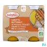BABYBIO MENU LEG/POULET/RIZ 2X200G